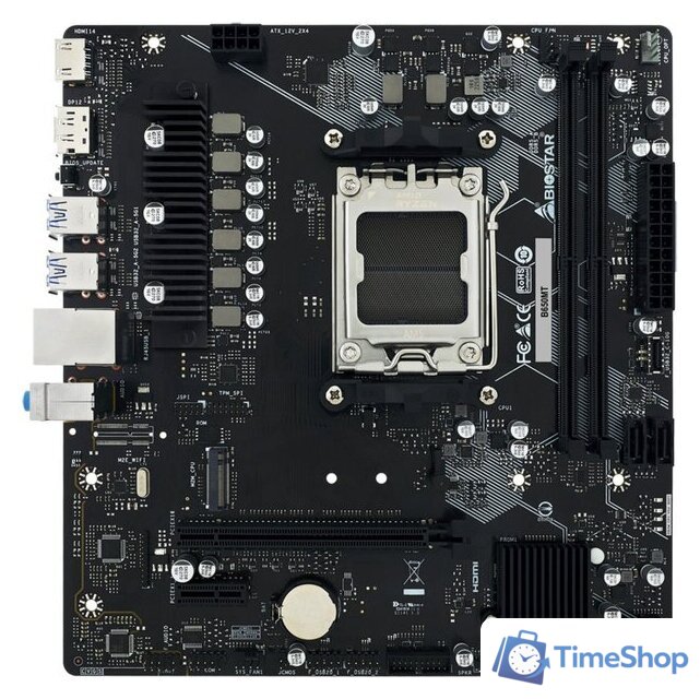 Материнская плата BIOSTAR B650MT Ver. 6.0 - Изображение №1 — Интернет-магазин Time-Shop