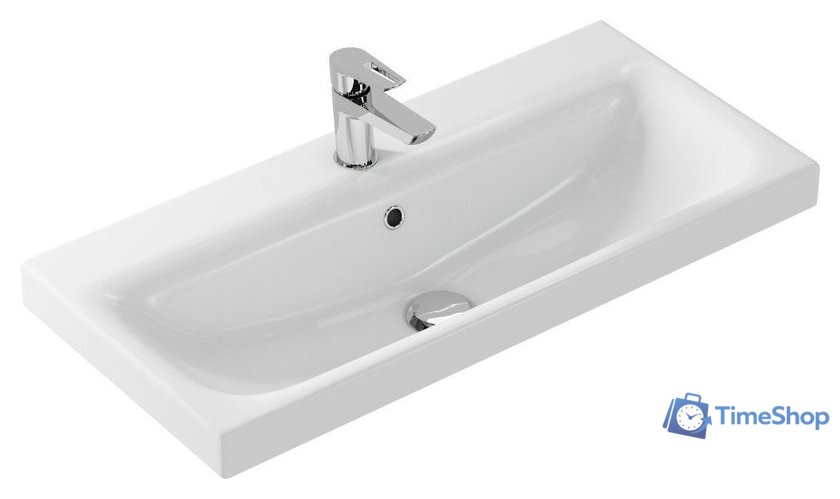 Умывальник Cersanit Moduo 80 Slim P-UM-MOD80SL/1 + 63063 - Изображение №1 — Интернет-магазин Time-Shop