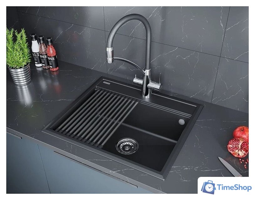 Кухонная мойка Paulmark Stepia 45 PM114651-AN - Изображение №4 — Интернет-магазин Time-Shop