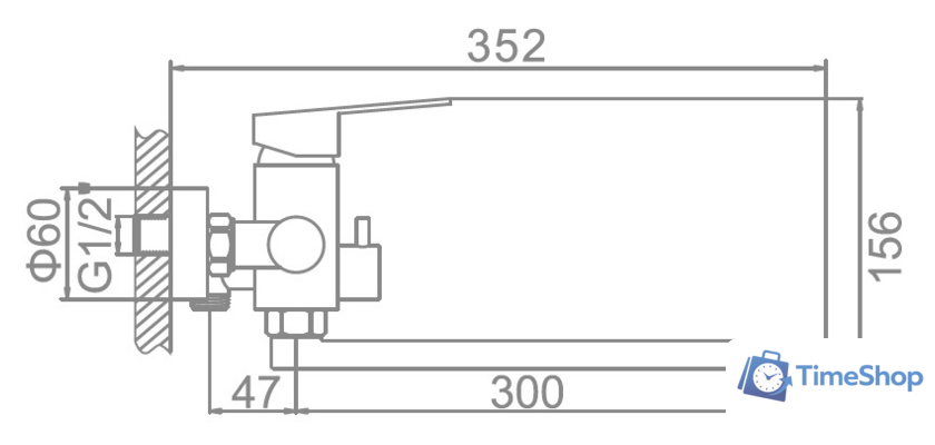 Смеситель Ledeme L72203 - Изображение №2 — Интернет-магазин Time-Shop