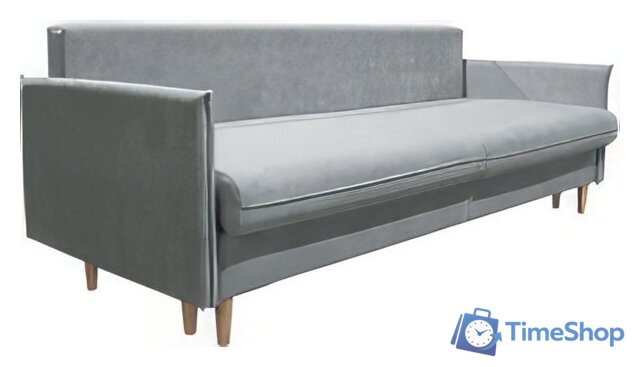 Диван Домовой Ванкувер 3ПЗм (Santos Light Grey) - Изображение №3 — Интернет-магазин Time-Shop