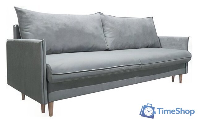 Диван Домовой Ванкувер 3ПЗм (Santos Light Grey) - Изображение №1 — Интернет-магазин Time-Shop