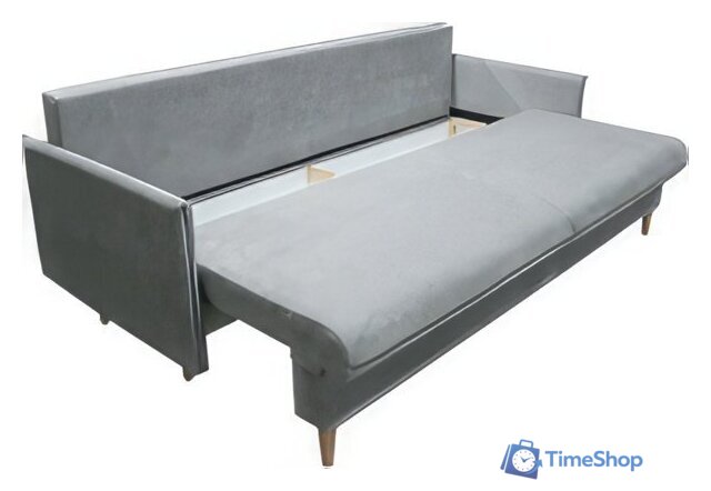 Диван Домовой Ванкувер 3ПЗм (Santos Light Grey) - Изображение №4 — Интернет-магазин Time-Shop