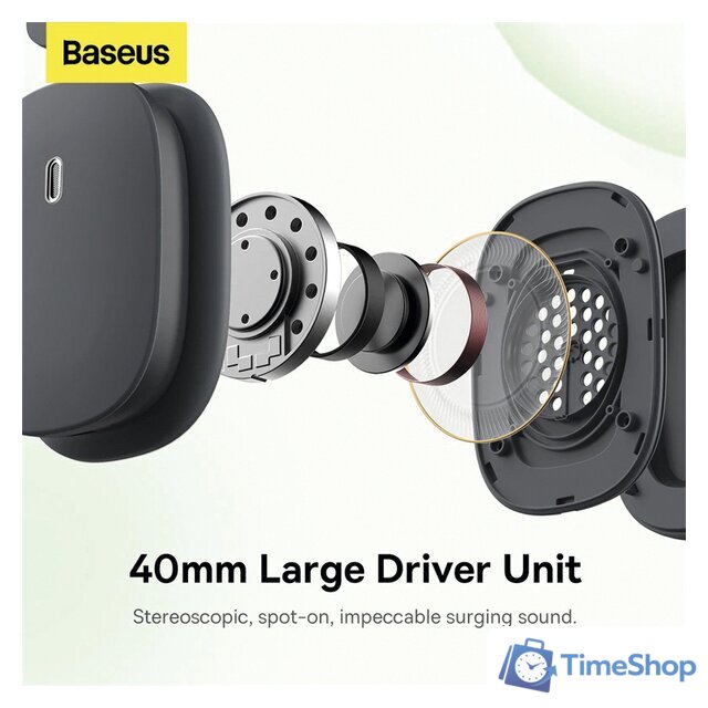 Наушники Baseus Bowie H1 (темно-серый) - Изображение №7 — Интернет-магазин Time-Shop