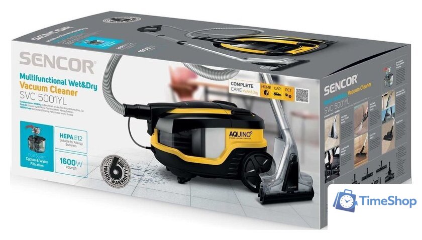 Пылесос Sencor SVC 5001YL - Изображение №32 — Интернет-магазин Time-Shop