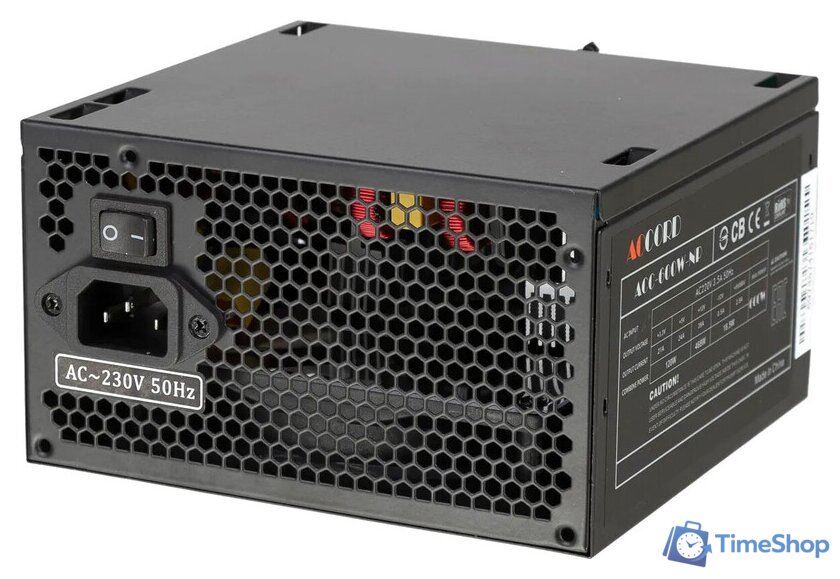 Блок питания Accord ACC-600W-NP - Изображение №1 — Интернет-магазин Time-Shop