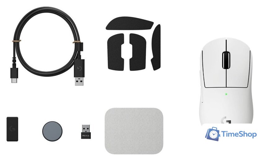 Игровая мышь Logitech Pro X Superlight 2c (белый) - Изображение №6 — Интернет-магазин Time-Shop