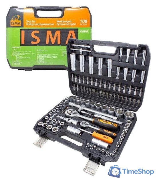 Универсальный набор инструментов ISMA 41082-5(50775) - Изображение №5 — Интернет-магазин Time-Shop