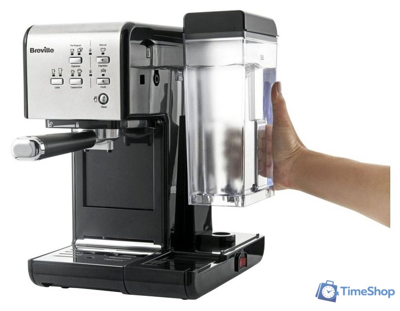 Рожковая кофеварка Breville Prima Latte II VCF108X - Изображение №10 — Интернет-магазин Time-Shop