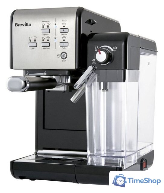 Рожковая кофеварка Breville Prima Latte II VCF108X - Изображение №5 — Интернет-магазин Time-Shop