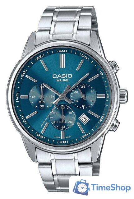 Наручные часы Casio MTP-E515D-2A1 - Изображение №1 — Интернет-магазин Time-Shop