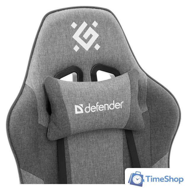 Игровое (геймерское) кресло Defender Teiz (серый) - Изображение №4 — Интернет-магазин Time-Shop