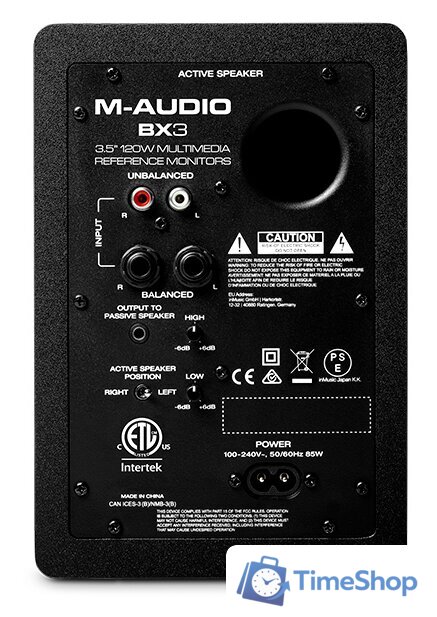 Монитор ближнего поля M-Audio BX3 - Изображение №4 — Интернет-магазин Time-Shop