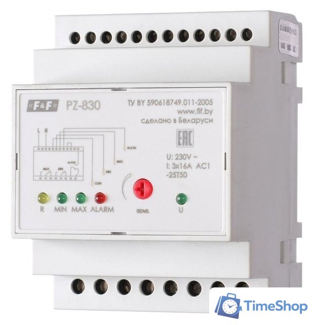 Реле уровня Евроавтоматика F&F PZ-830 EA08.001.010 - Изображение №1 — Интернет-магазин Time-Shop