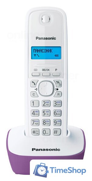 Радиотелефон Panasonic KX-TG1611RUF - Изображение №2 — Интернет-магазин Time-Shop