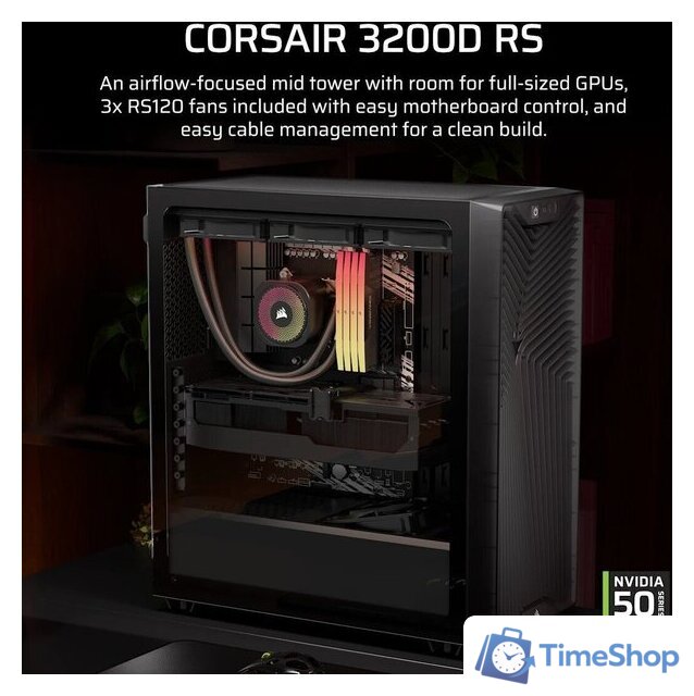 Корпус Corsair 3200D RS CC-9011336-WW - Изображение №4 — Интернет-магазин Time-Shop