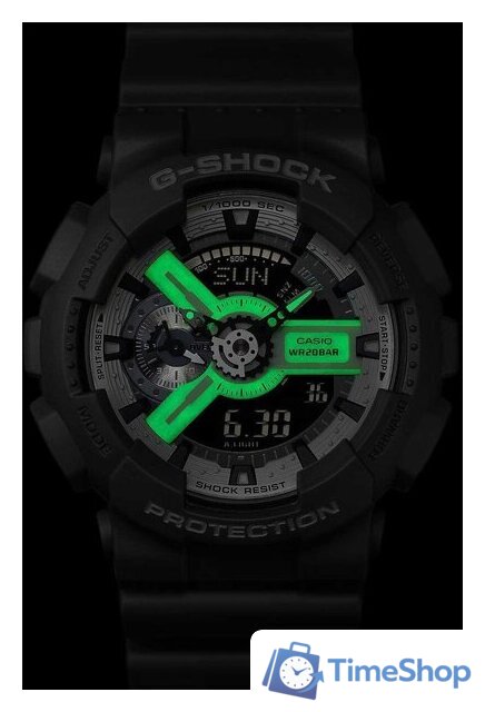 Наручные часы Casio G-Shock GA-110HD-8A - Изображение №2 — Интернет-магазин Time-Shop
