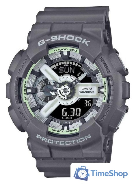 Наручные часы Casio G-Shock GA-110HD-8A - Изображение №1 — Интернет-магазин Time-Shop