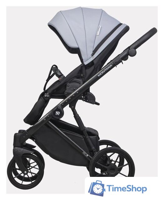 Универсальная коляска Riko Montana Ecco (2 в 1, 23/серый) - Изображение №9 — Интернет-магазин Time-Shop