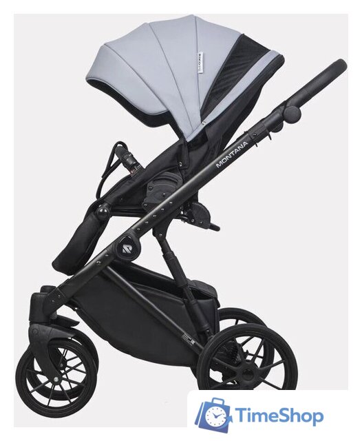Универсальная коляска Riko Montana Ecco (2 в 1, 23/серый) - Изображение №6 — Интернет-магазин Time-Shop