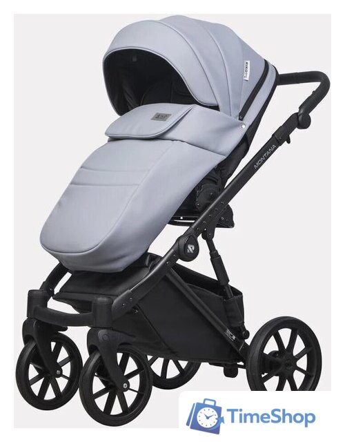 Универсальная коляска Riko Montana Ecco (2 в 1, 23/серый) - Изображение №4 — Интернет-магазин Time-Shop