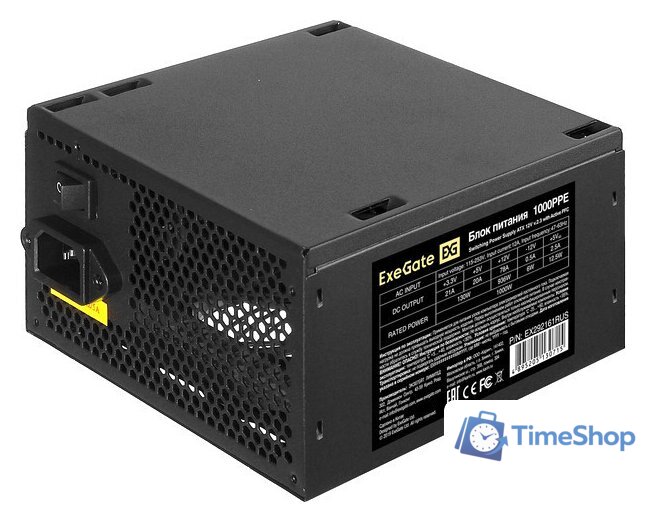 Блок питания ExeGate 1000PPE EX292161RUS-S - Изображение №1 — Интернет-магазин Time-Shop