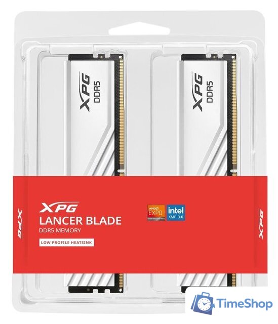 Оперативная память ADATA XPG Lancer Blade 2x16ГБ DDR5 6000 МГц AX5U6000C3616G-DTLABWH - Изображение №4 — Интернет-магазин Time-Shop