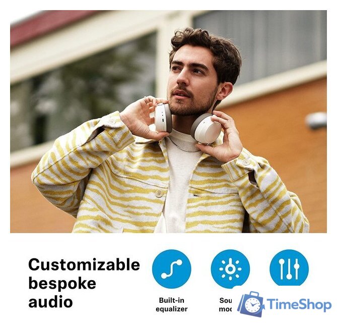 Наушники Sennheiser Momentum 4 Wireless (черный) - Изображение №3 — Интернет-магазин Time-Shop