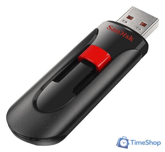 USB Flash SanDisk Cruzer Glide 32GB Black [SDCZ600-032G-G35] - Изображение №2 — Интернет-магазин Time-Shop