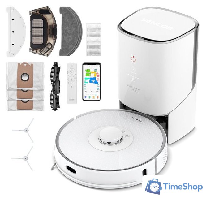 Робот-пылесос Sencor SRV 9385WH - Изображение №1 — Интернет-магазин Time-Shop