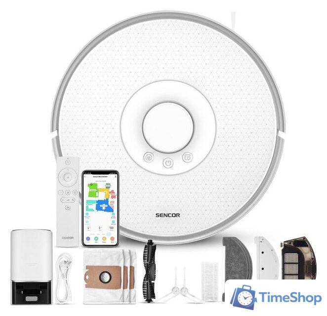 Робот-пылесос Sencor SRV 9385WH - Изображение №9 — Интернет-магазин Time-Shop