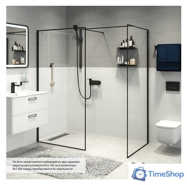 Душевая стенка IDDIS Slide SLI8BS1i23 - Изображение №2 — Интернет-магазин Time-Shop