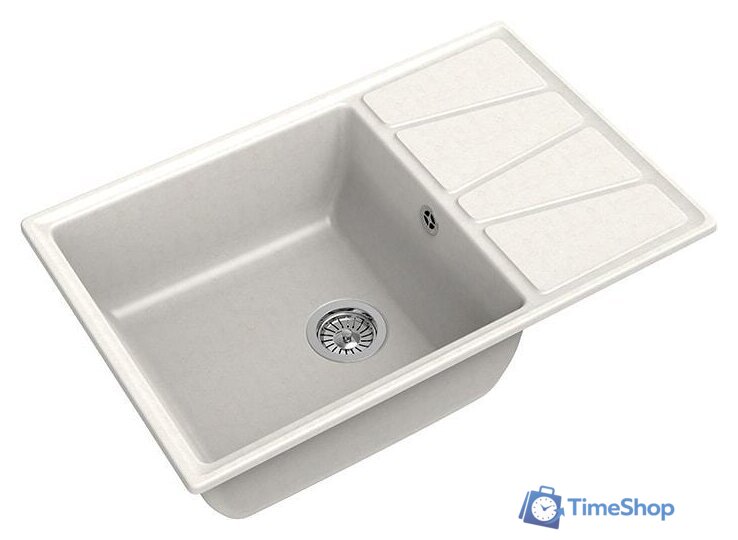 Кухонная мойка GranFest GF-V-780L (белый) - Изображение №1 — Интернет-магазин Time-Shop