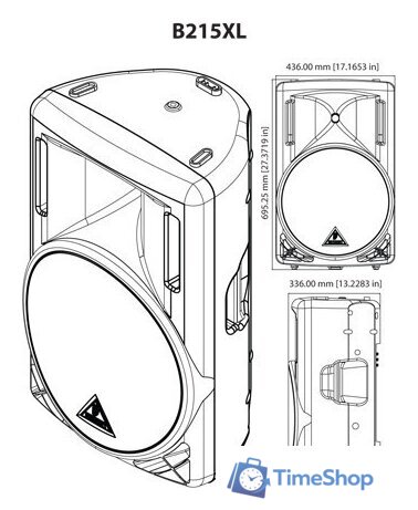 Концертная акустика Behringer EUROLIVE B215XL - Изображение №5 — Интернет-магазин Time-Shop
