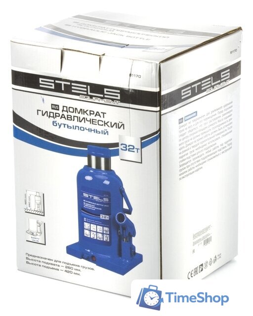 Бутылочный домкрат Stels 51170 32т - Изображение №3 — Интернет-магазин Time-Shop