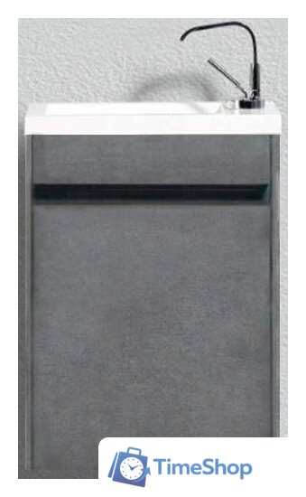  BelBagno Тумба под умывальник Pietra Mini-400-1A-SO-SCM-R (правый,stucco) - Изображение №1 — Интернет-магазин Time-Shop