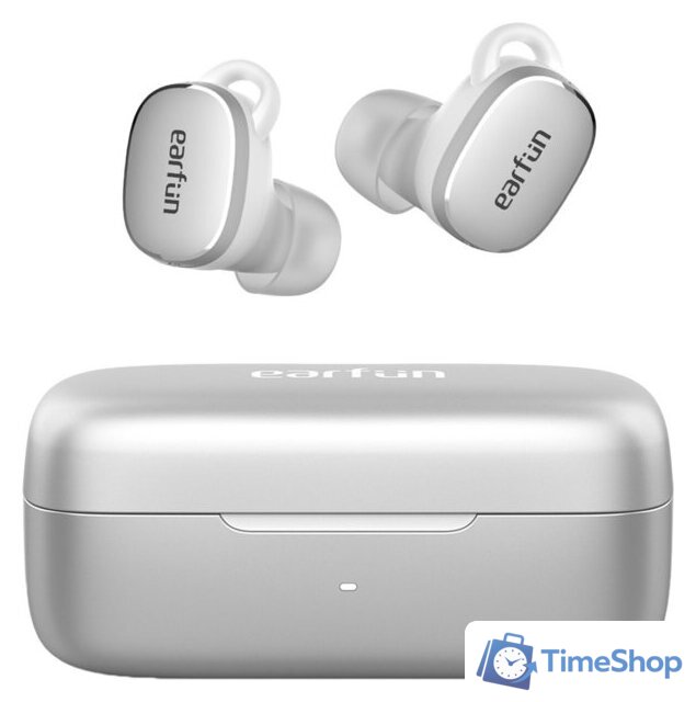Наушники EarFun Free Pro 3 (белый/серебристый) - Изображение №1 — Интернет-магазин Time-Shop