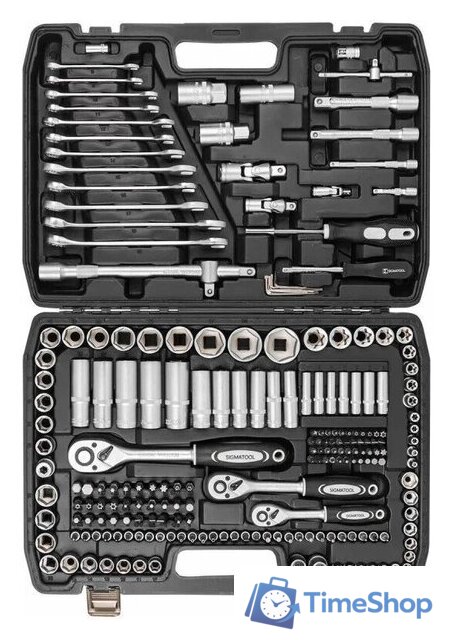Универсальный набор инструментов Sigmatool 38841 (216 предметов) - Изображение №8 — Интернет-магазин Time-Shop