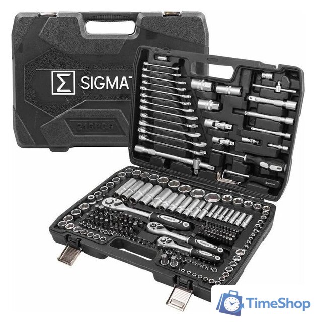 Универсальный набор инструментов Sigmatool 38841 (216 предметов) - Изображение №10 — Интернет-магазин Time-Shop