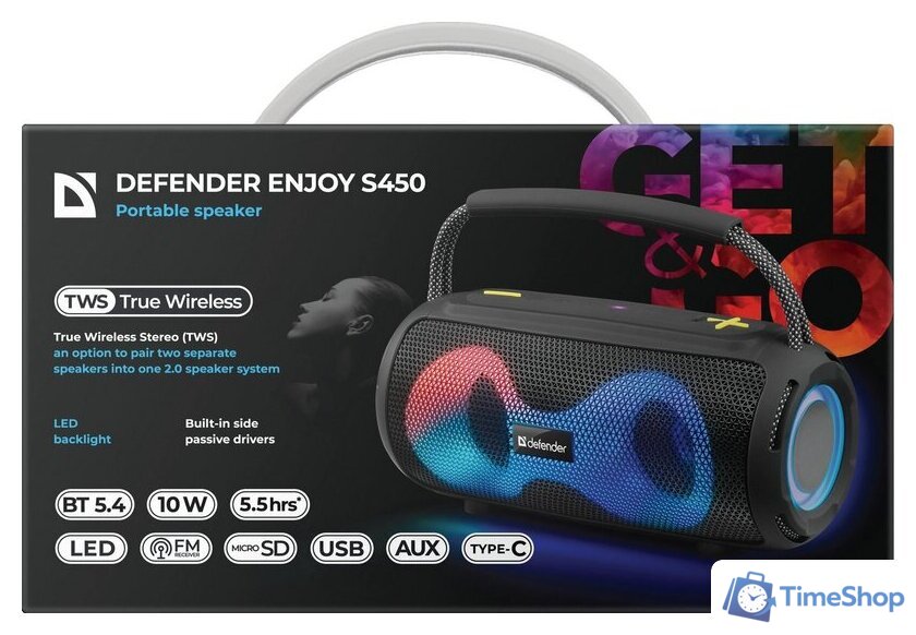 Беспроводная колонка Defender Enjoy S450 - Изображение №10 — Интернет-магазин Time-Shop