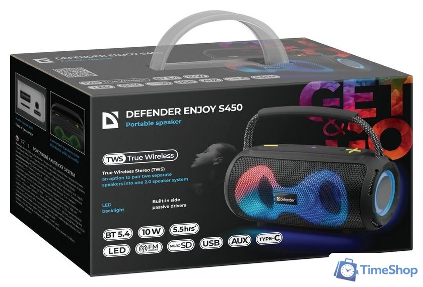 Беспроводная колонка Defender Enjoy S450 - Изображение №9 — Интернет-магазин Time-Shop
