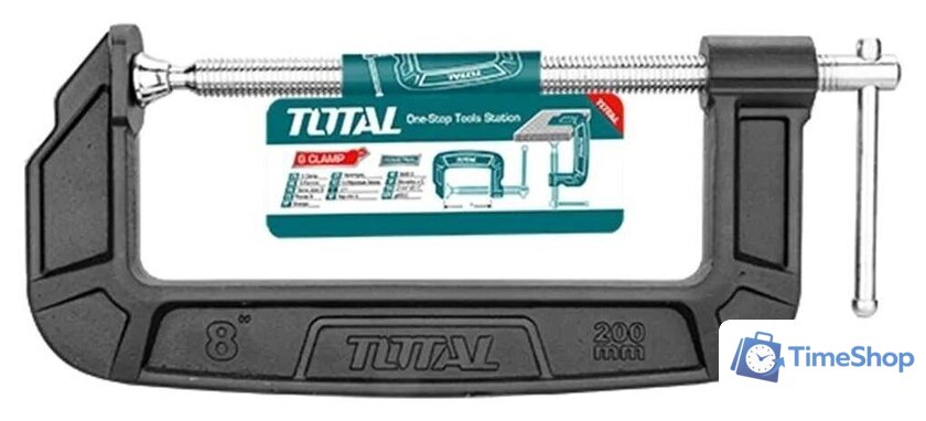 Струбцина Total THT13186 - Изображение №1 — Интернет-магазин Time-Shop