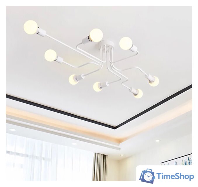 Люстра средней высоты ImperiumLoft Schemewhite01 102026-26 - Изображение №3 — Интернет-магазин Time-Shop