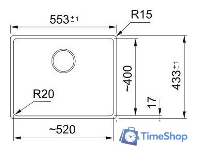 Кухонная мойка Franke Maris MRG 110-52 125.0687.254 (каменный серый) - Изображение №2 — Интернет-магазин Time-Shop