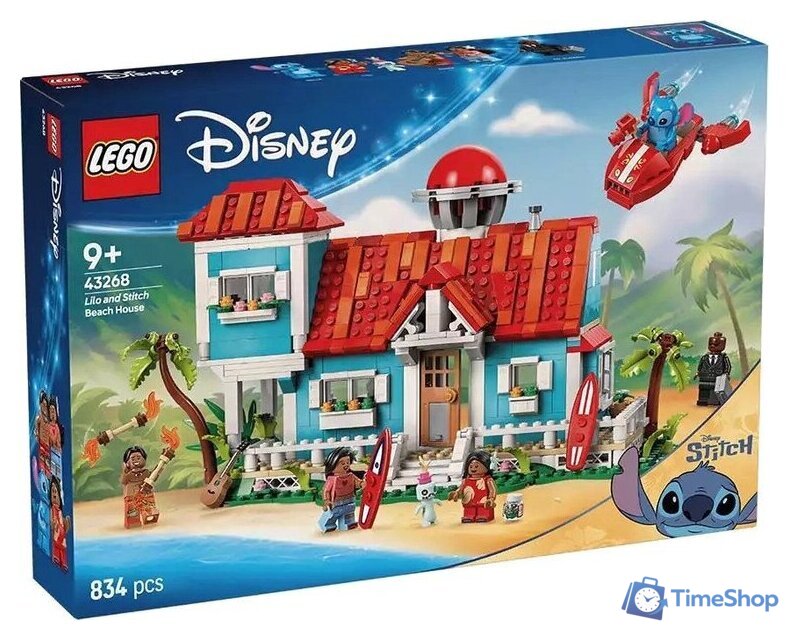 Конструктор LEGO Disney Пляжный домик Лило и Стича 43268 - Изображение №1 — Интернет-магазин Time-Shop