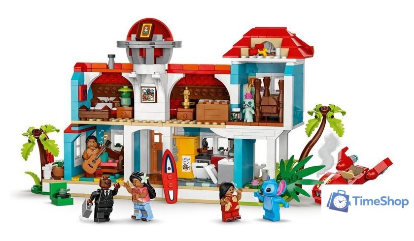 Конструктор LEGO Disney Пляжный домик Лило и Стича 43268 - Изображение №6 — Интернет-магазин Time-Shop