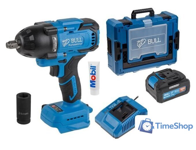Гайковерт Bull SC 1807 1329722 (с 1-им АКБ, кейс) - Изображение №1 — Интернет-магазин Time-Shop