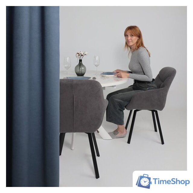 Стул Мамадома Romeo smile 360 (b28 Antracite Lux/черный) - Изображение №2 — Интернет-магазин Time-Shop