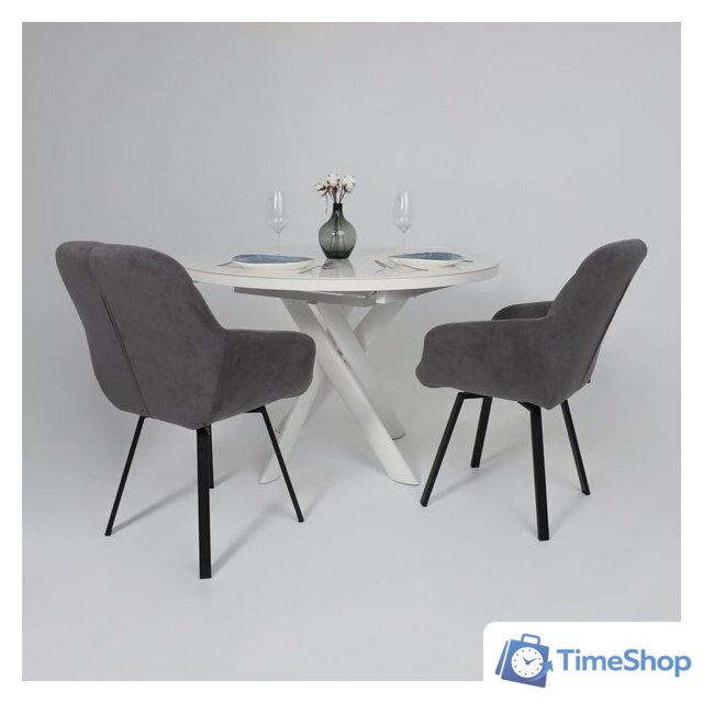 Стул Мамадома Romeo smile 360 (b28 Antracite Lux/черный) - Изображение №4 — Интернет-магазин Time-Shop