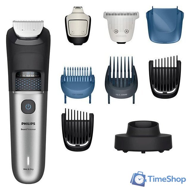 Триммер для бороды и усов Philips Beard Trimmer 7000 Series BT7670/15 - Изображение №2 — Интернет-магазин Time-Shop